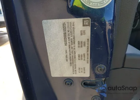 2008 Pontiac G6 z USA, uszkodzony, nr VIN 1G2ZG57B884229784